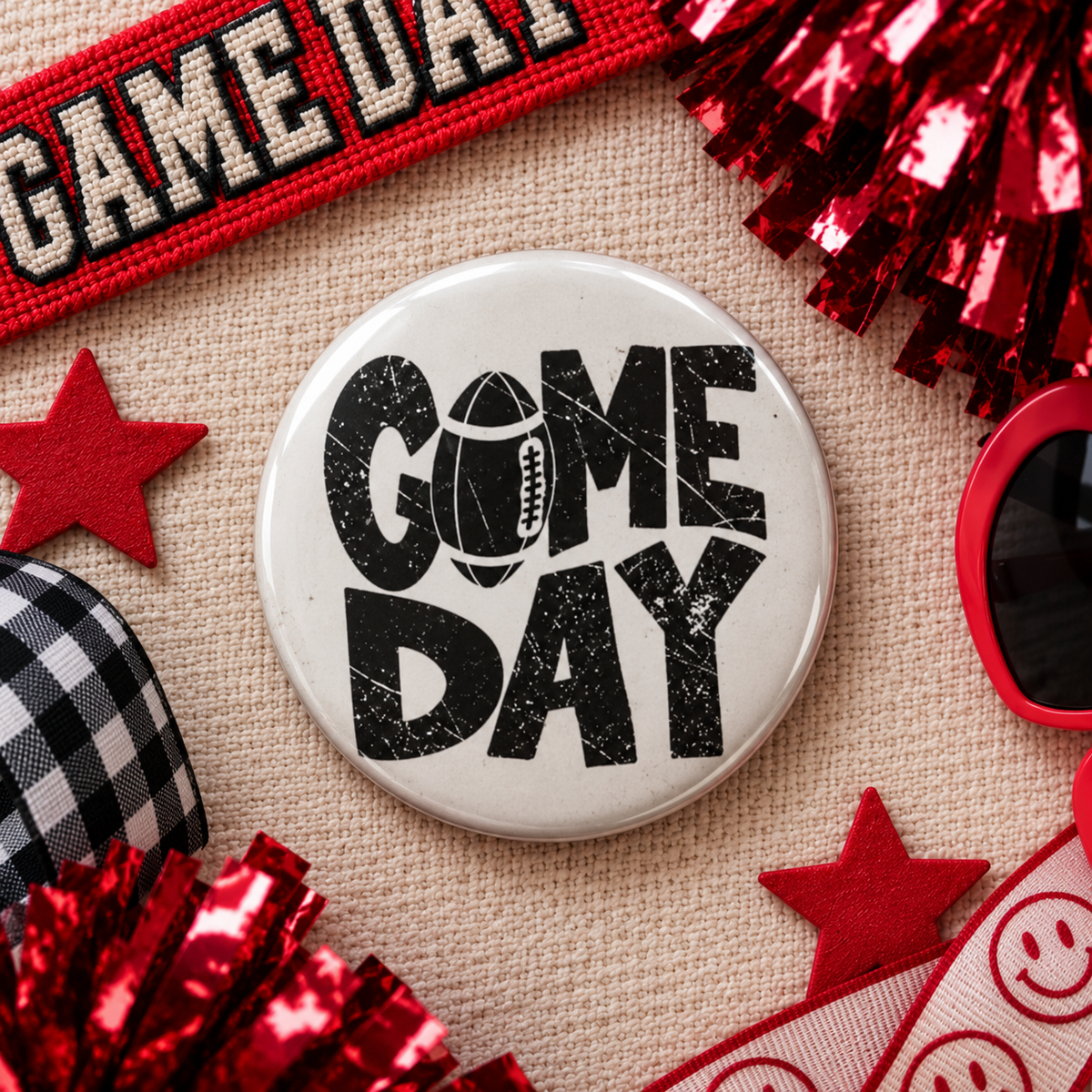 Football Game Day 3" Button