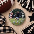 Custom Game Day Photo & Player 3" Button